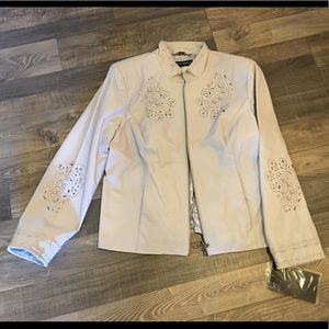 NWT Pamela McCoy Leather Jacket